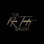 The logo of The Rose Timothy Salon in elegant gold lettering on a black background.