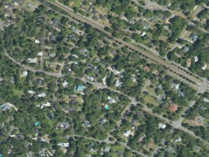 Huger Park Arial View