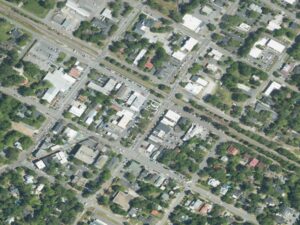 Hutchinson Square Aerial View