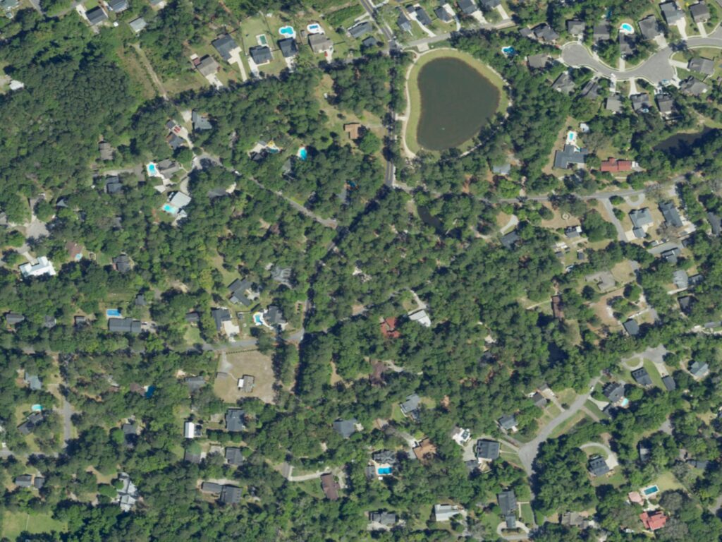 James Allan Playground Arial View