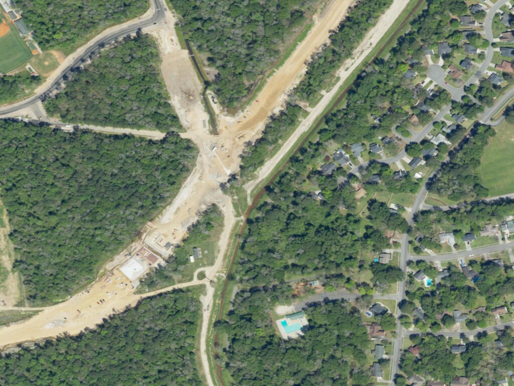 Newington Park Arial View