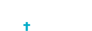 St. Luke's Lutheran logo featuring the name in white with a blue cross.