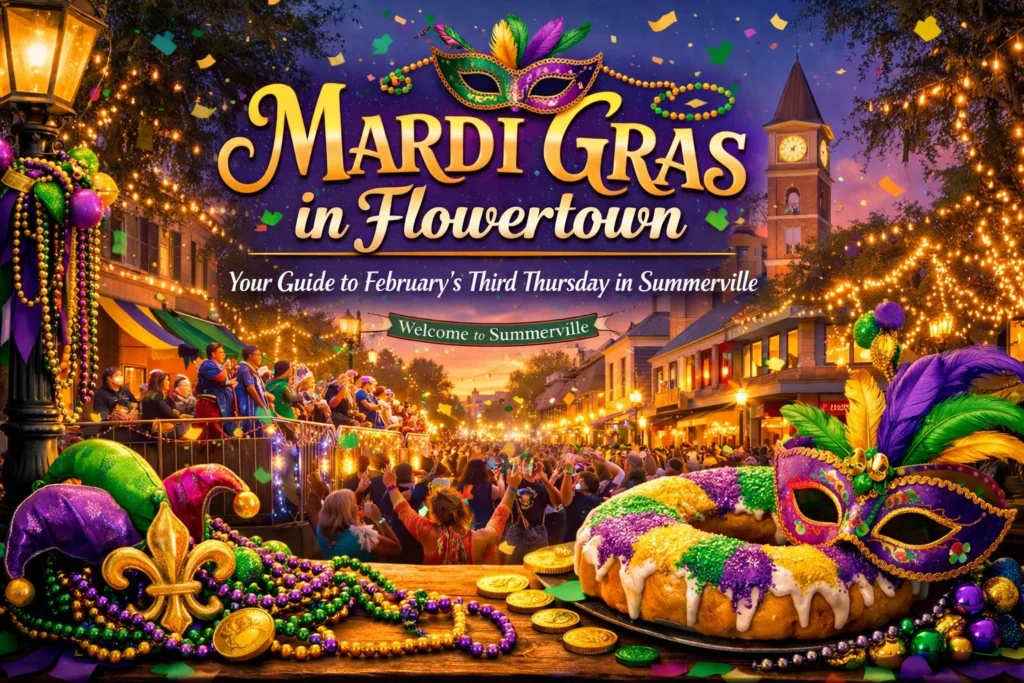Mardi Gras in Flowertown: Your Guide to February’s Third Thursday in Summerville