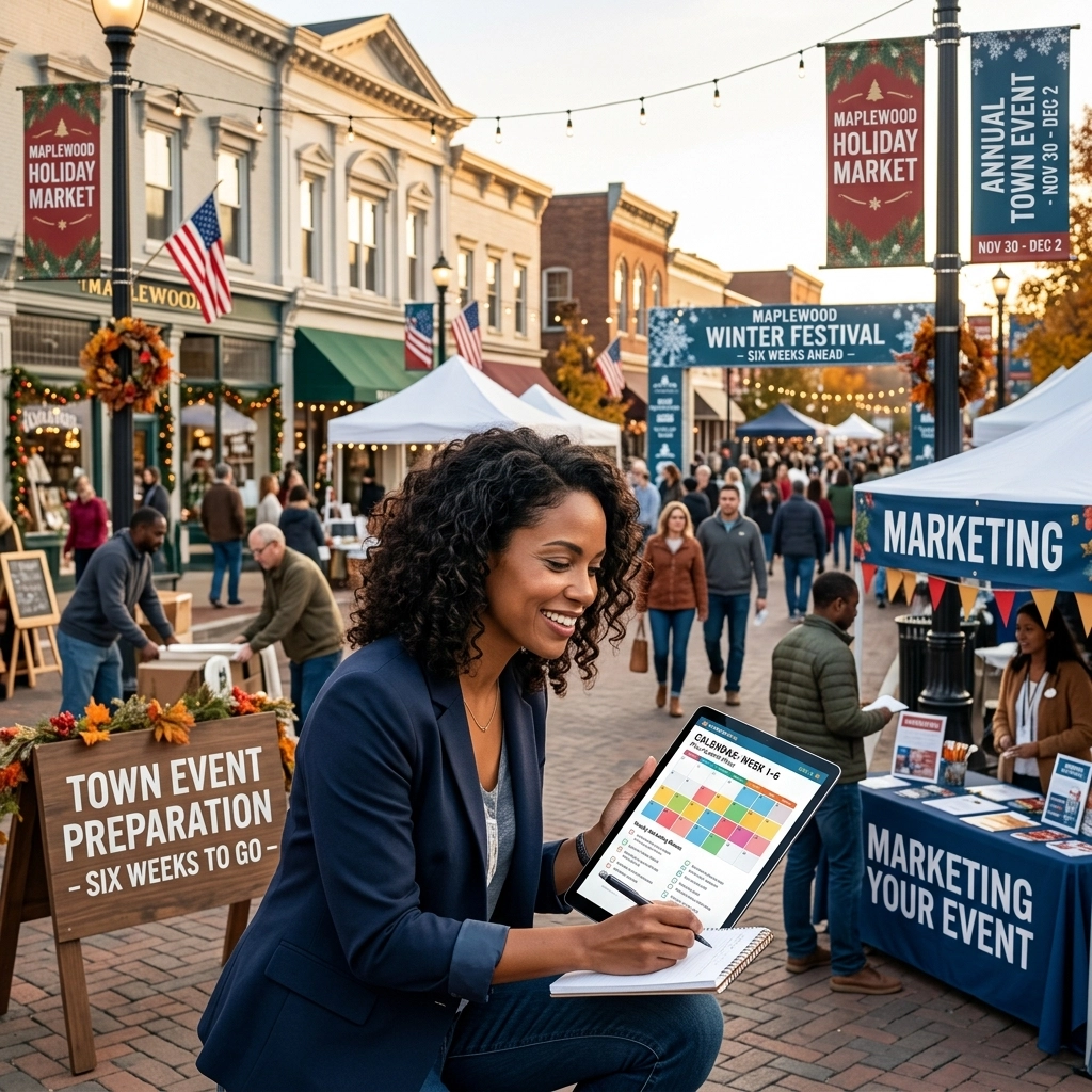 Weekly Marketing Minute: The Seasonal Shift – Prepping Your Marketing 6 Weeks Before Major Town Events