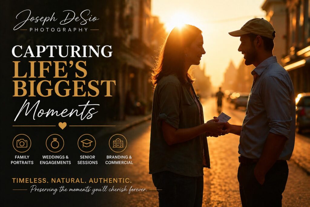 Capturing Life’s Biggest Moments with Joseph DeSio Photography