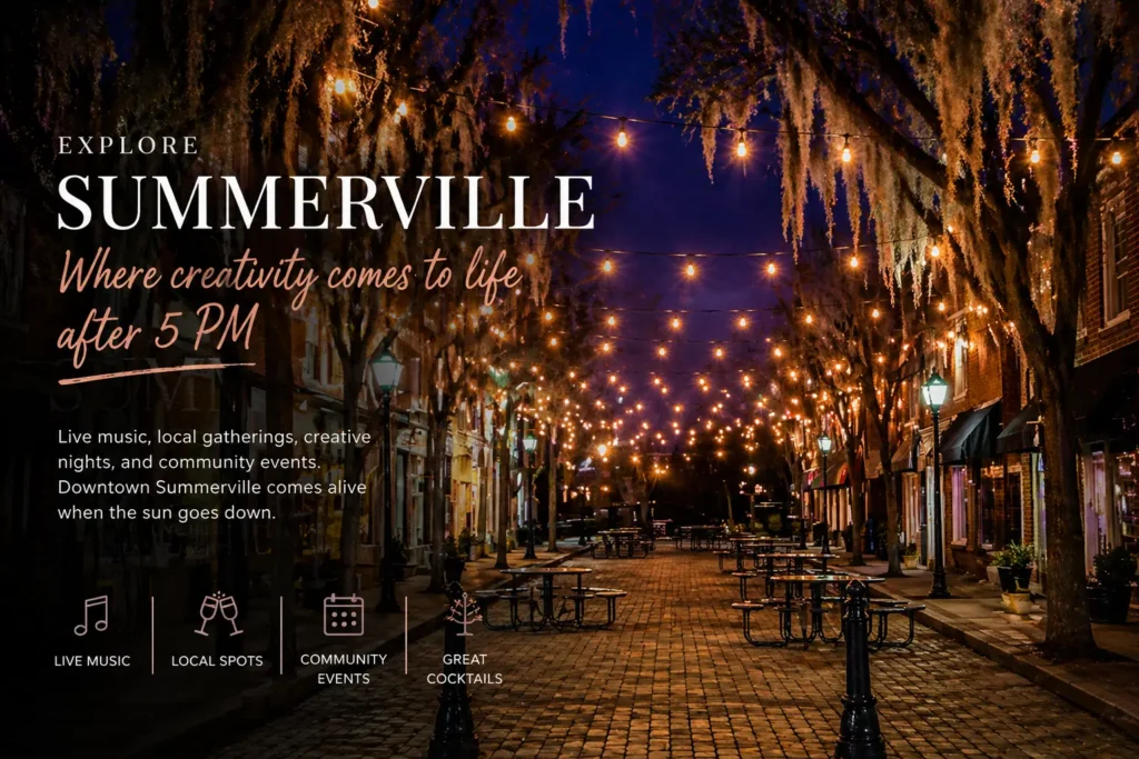 Explore Summerville: Where Creativity Comes to Life After 5 PM