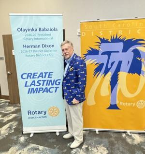 Summerville Rotarian inducted as Rotary District Governor